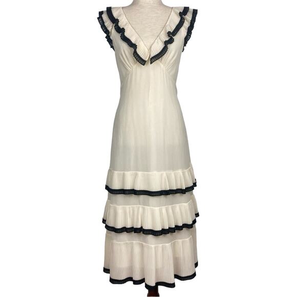 ZIMMERMANN Tiered Sleeveless Dress - Size 1 - Picture 5 of 14